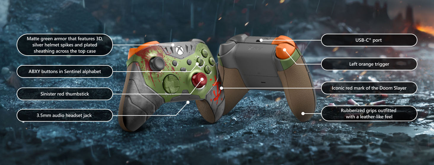 Xbox Wireless Controller – DOOM: THE DARK AGES LIMITED EDITION