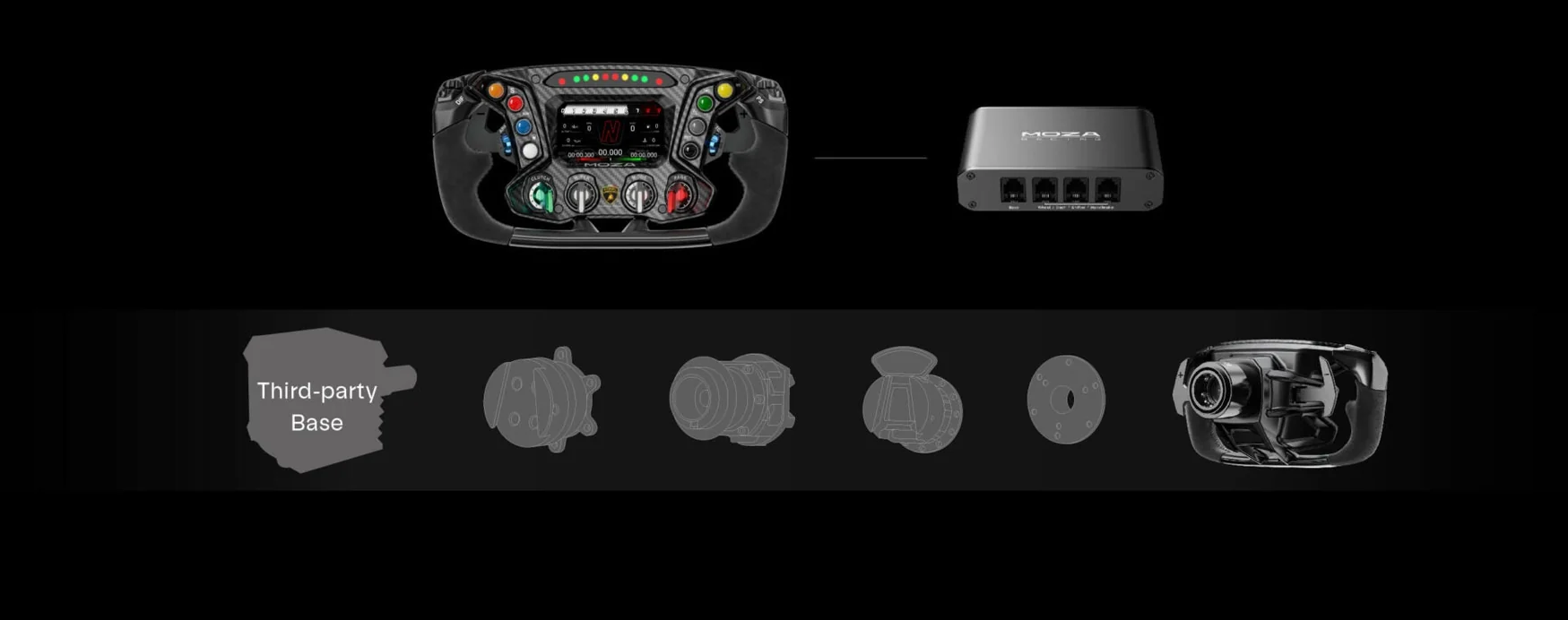 MOZA Essenza SCV12 Sim-Racing Steering Wheel