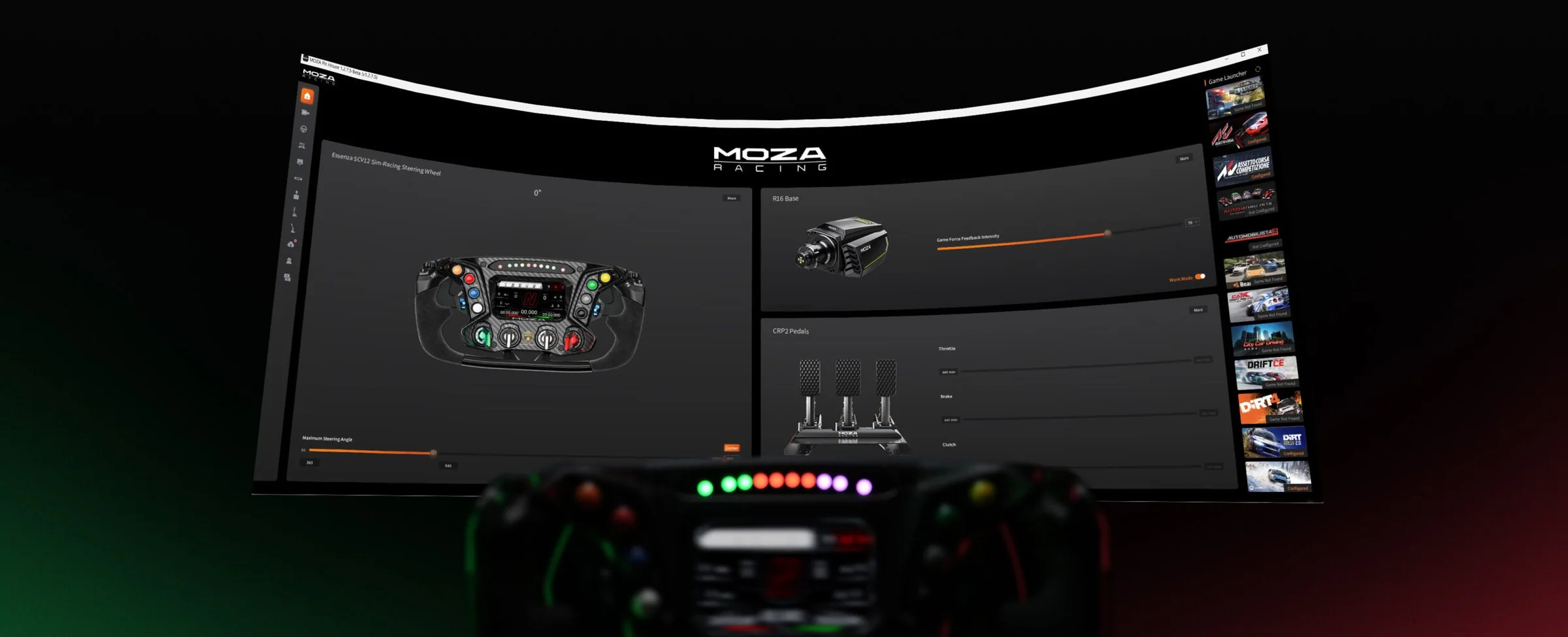 MOZA Essenza SCV12 Sim-Racing Steering Wheel