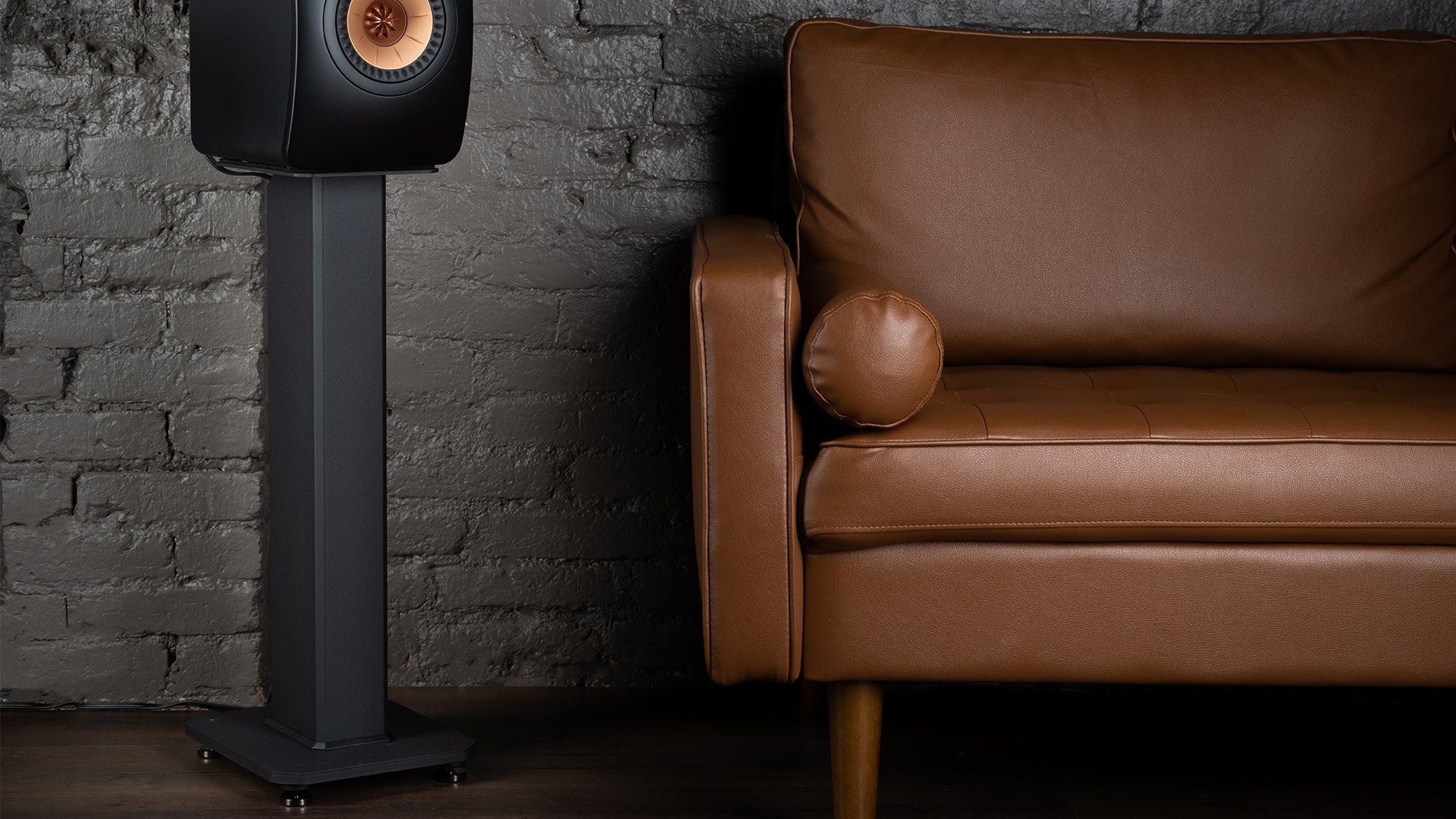 Kanto SX26W Tall Fillable Speaker Stands with Isolation Feet