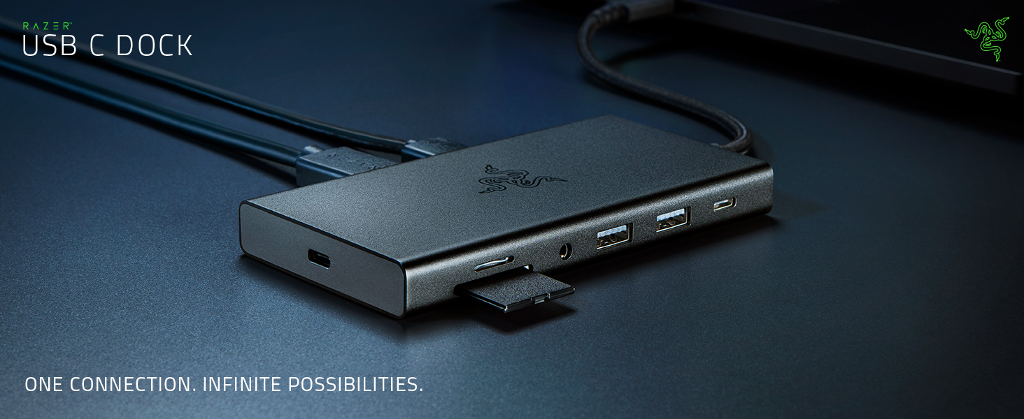 Razer USB C Dock 11-Port Travel Charging Station