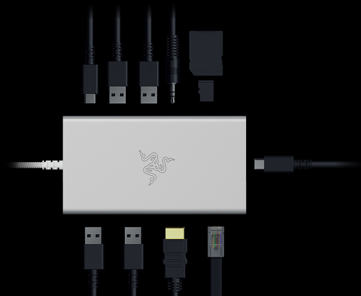 Razer USB C Dock 11-Port Travel Charging Station