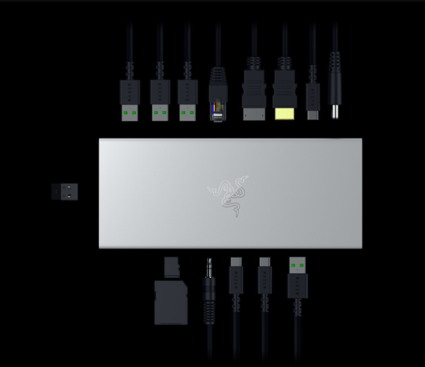 Razer USB 4 Dock 14 Ports Charging Station