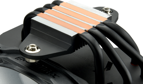 Enermax ETS-F40 ARGB CPU Air Cooler, 200W+ TDP for Intel/ AMD Universal Socket, AM4 & AM5 / LGA 1700/1200/1151, 4 Direct Contact Heat Pipes, 140mm Silent PWM Fan - AM5 & LGA1700 Ready 7 image for this item