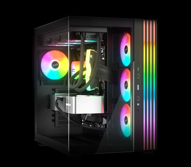 be quiet! LIGHT WINGS LX 140mm PWM ARGB LED Case Fan - Triple Pack