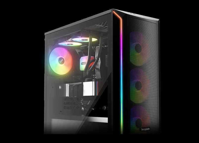 be quiet! LIGHT WINGS LX 140mm PWM ARGB LED Case Fan - Triple Pack