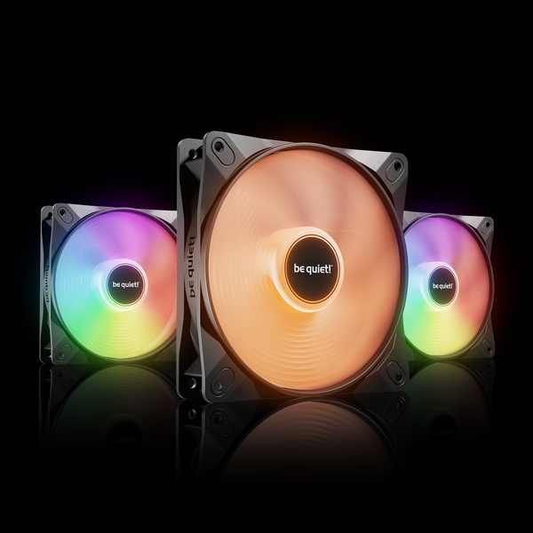 be quiet! LIGHT WINGS LX 120mm PWM Case Fan - Triple Pack