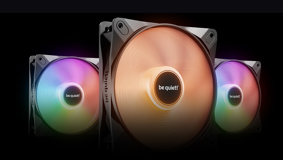 be quiet! LIGHT WINGS LX 120mm PWM Case Fan - Triple Pack