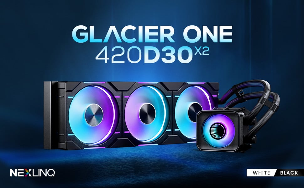 Phanteks Glacier One 420D30 X2 AIO Liquid CPU Cooler