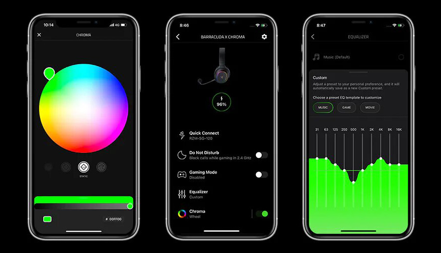 RAZER BARRACUDA X CHROMA Gaming Headset