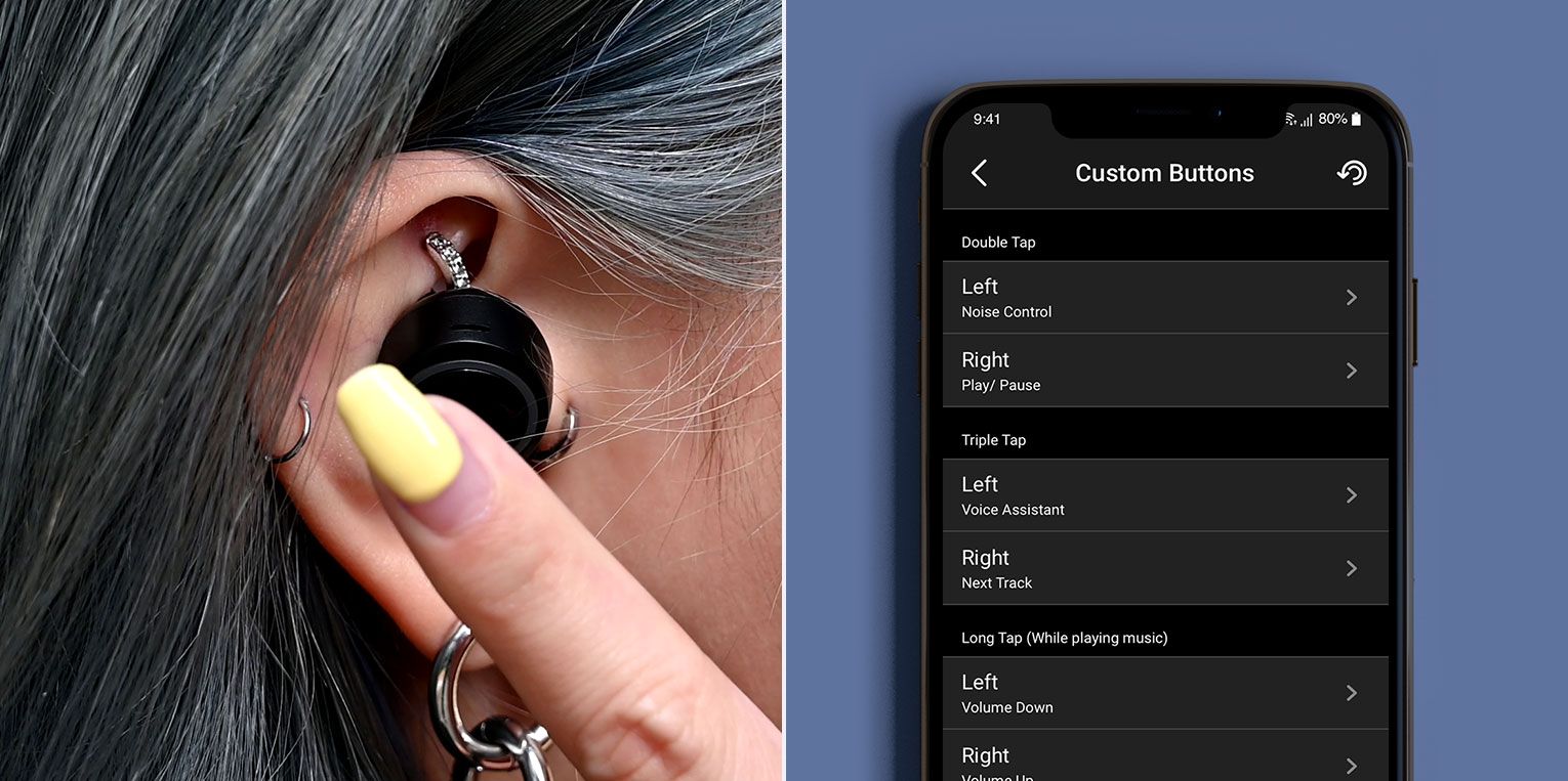 CREATIVE Sensemore Air Lightweight True Wireless Sweatproof In-ear Headphones