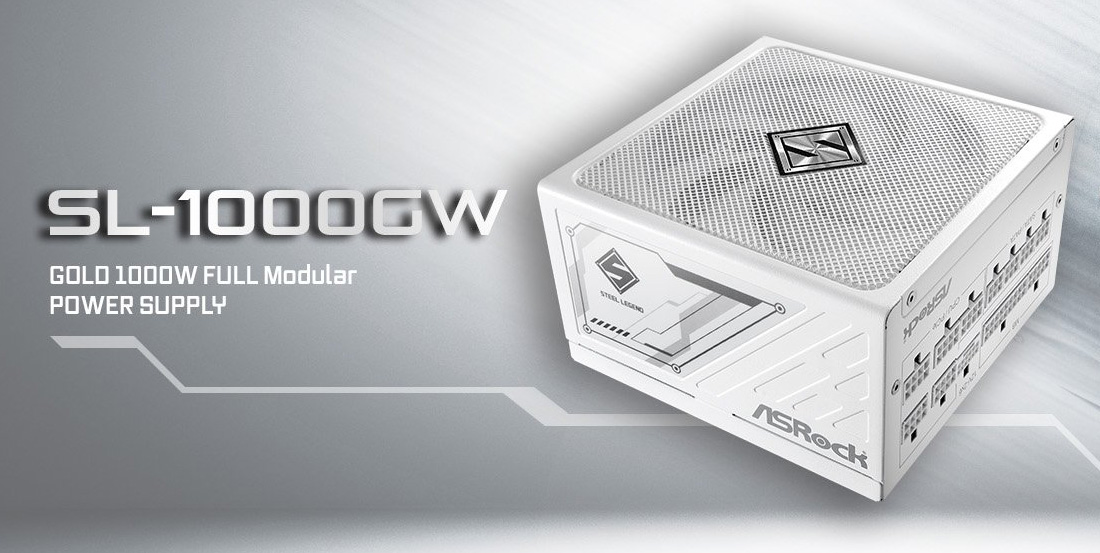 ASRock SL-1000GW 1000W Full Modular Power Supply