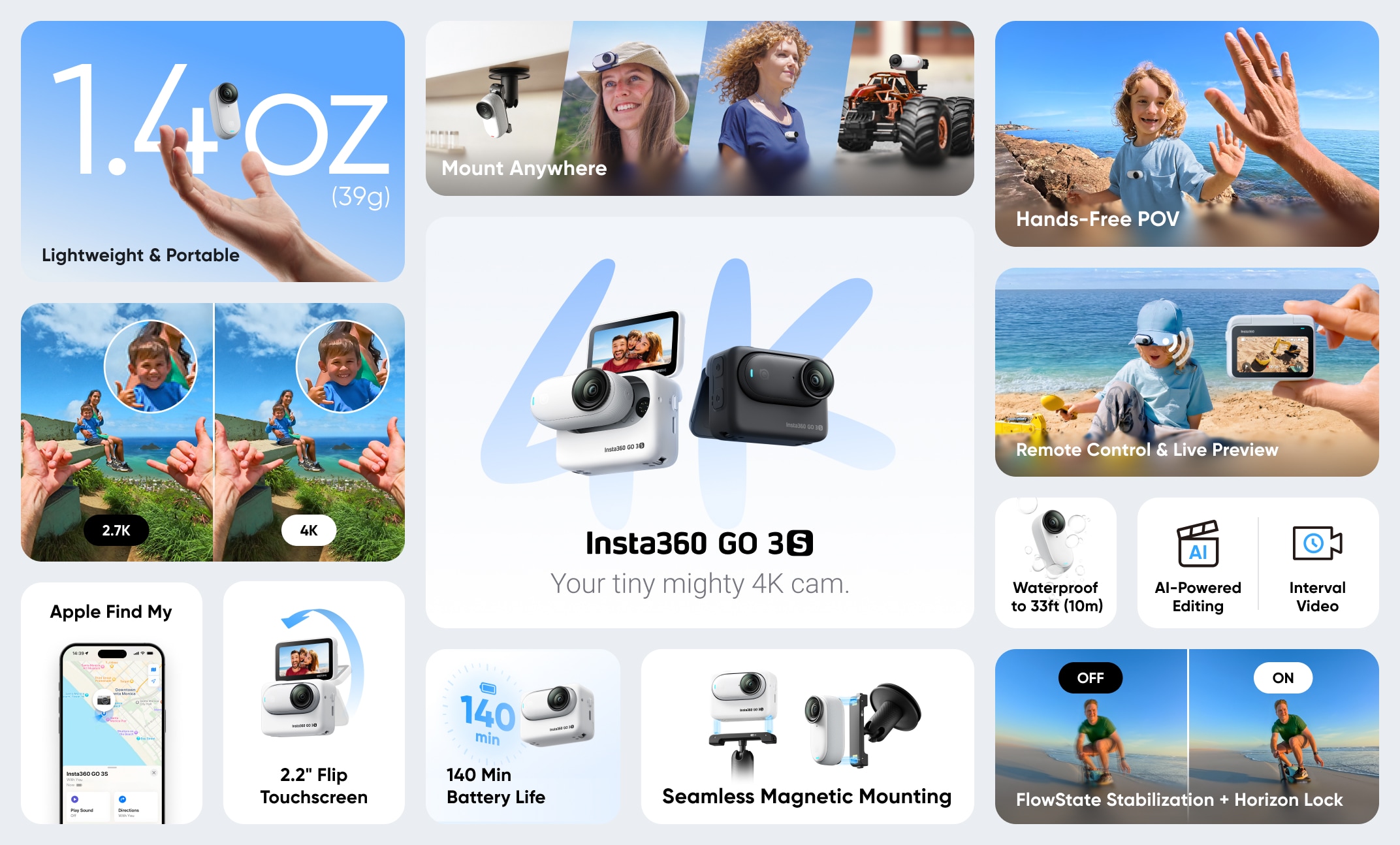 Insta360 Insta360 GO 3S Action Camera