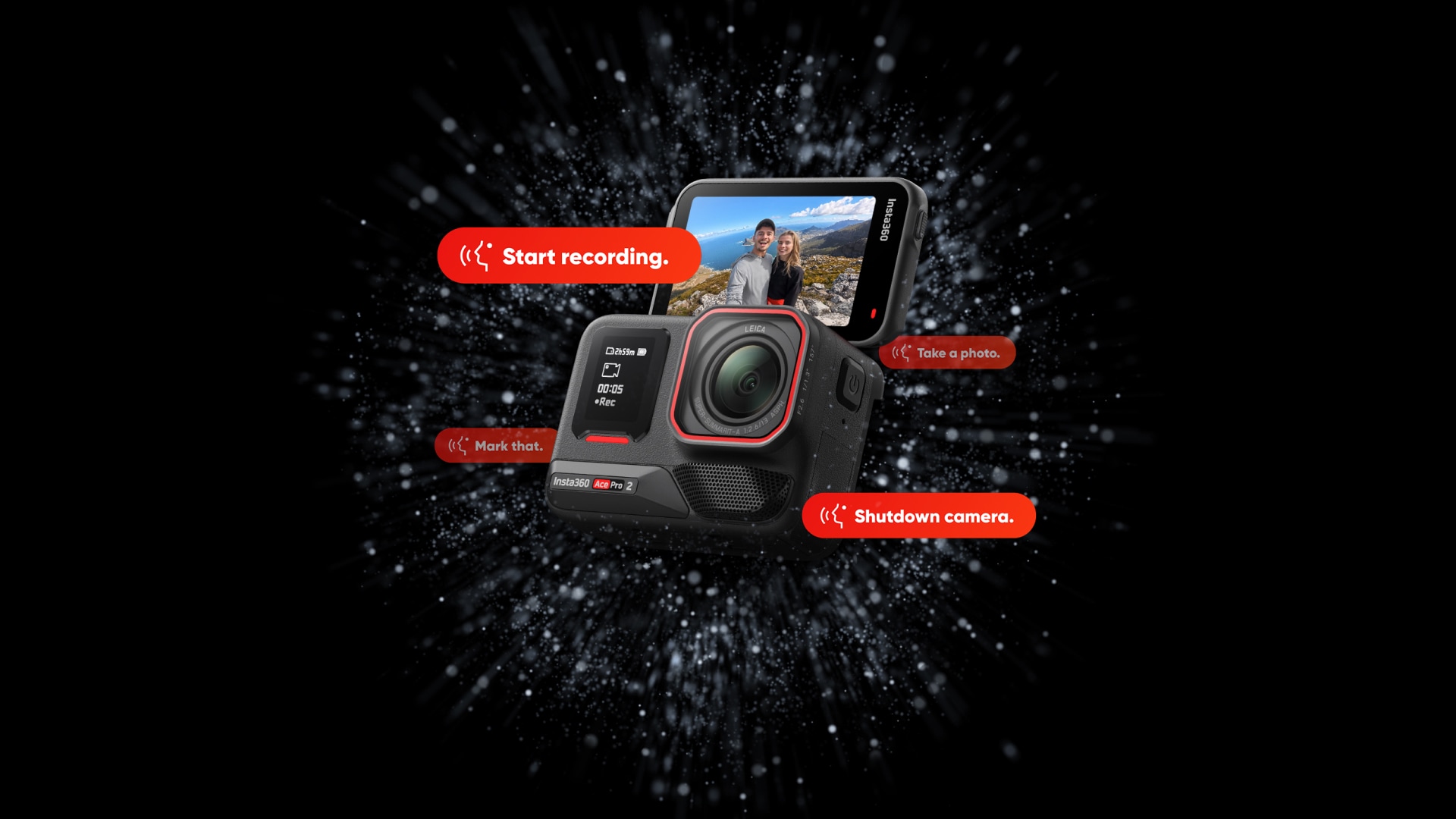 Insta360 Ace Pro 2 Dual Battery Bundle -8K Waterproof Action Camera