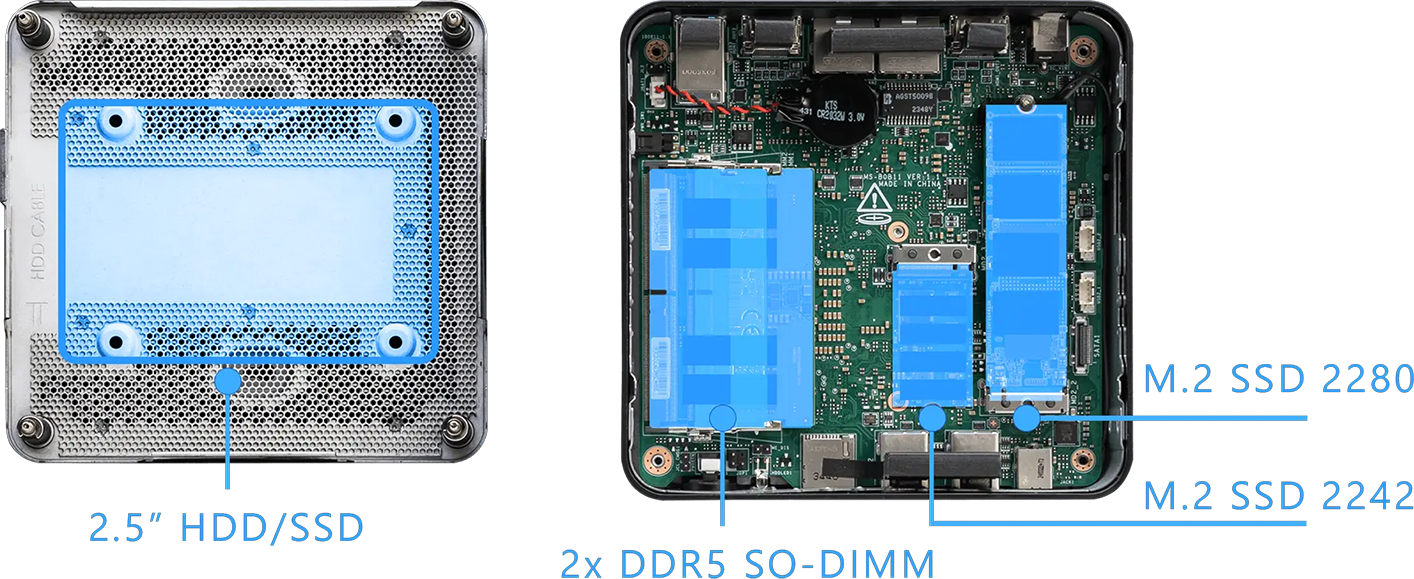 MSI Cubi NUC Desktop Computer