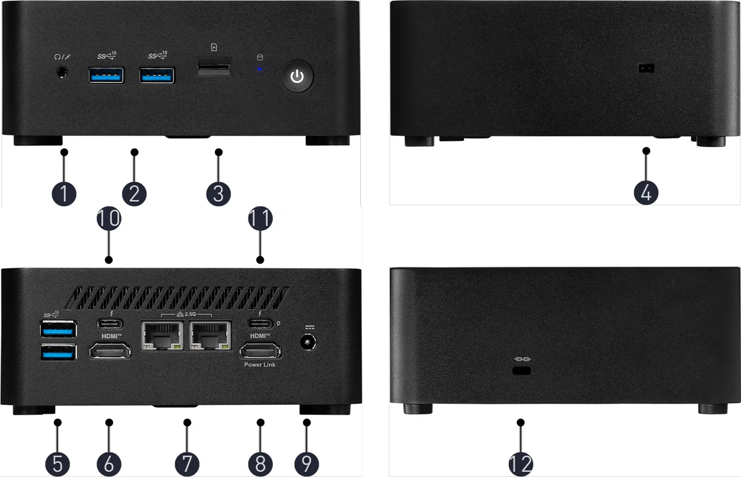 MSI Cubi NUC Desktop Computer