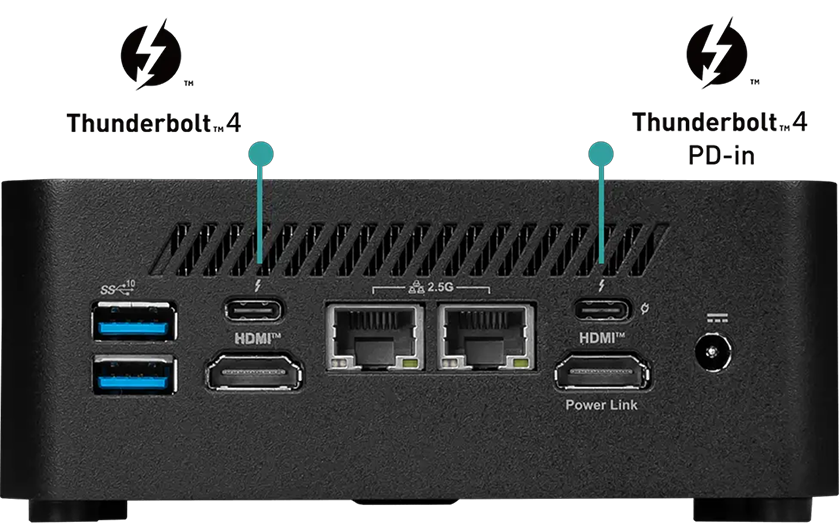 MSI Cubi NUC Desktop Computer
