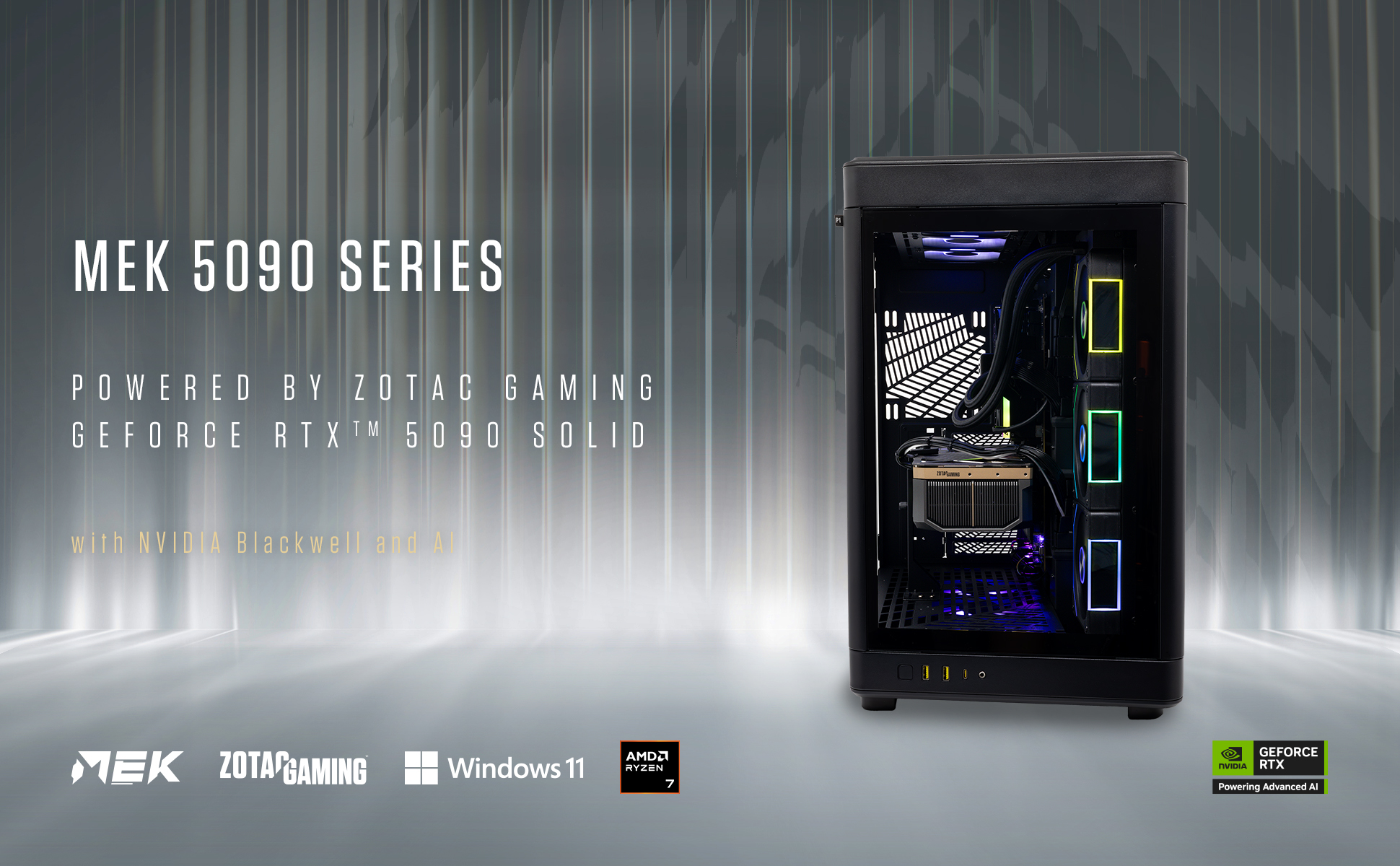 ZOTAC MEK AI-Enhanced Gaming PC Desktop Computer