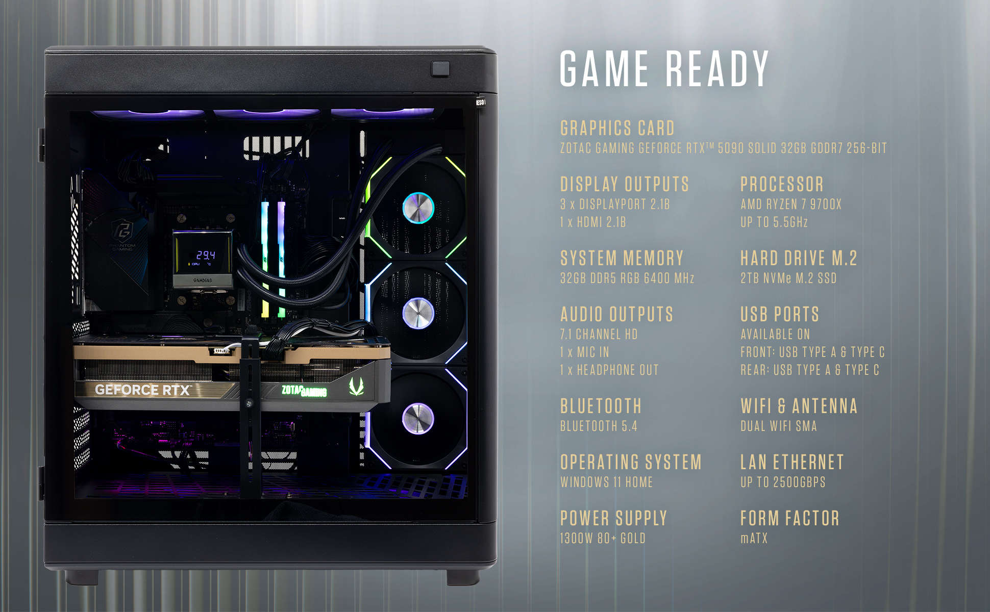 ZOTAC MEK AI-Enhanced Gaming PC Desktop Computer