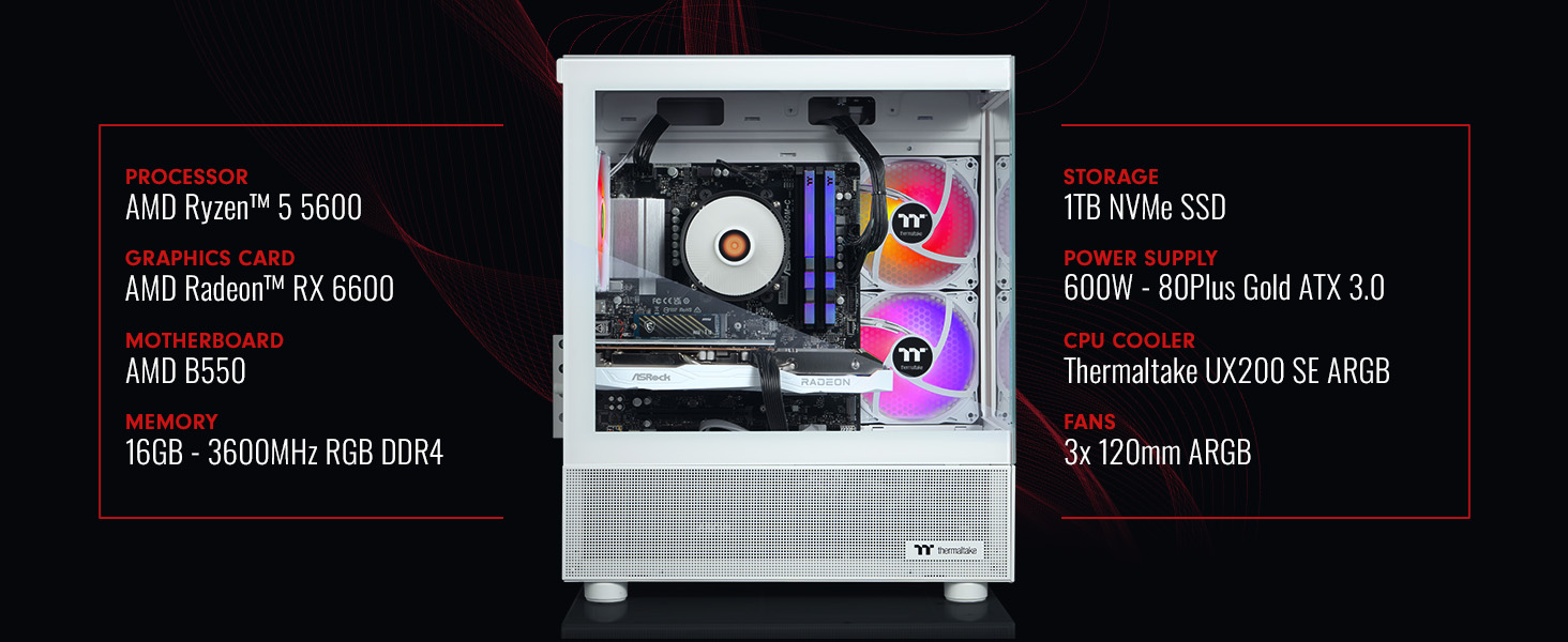 Thermaltake LCGS Vista R66 Gaming Desktop