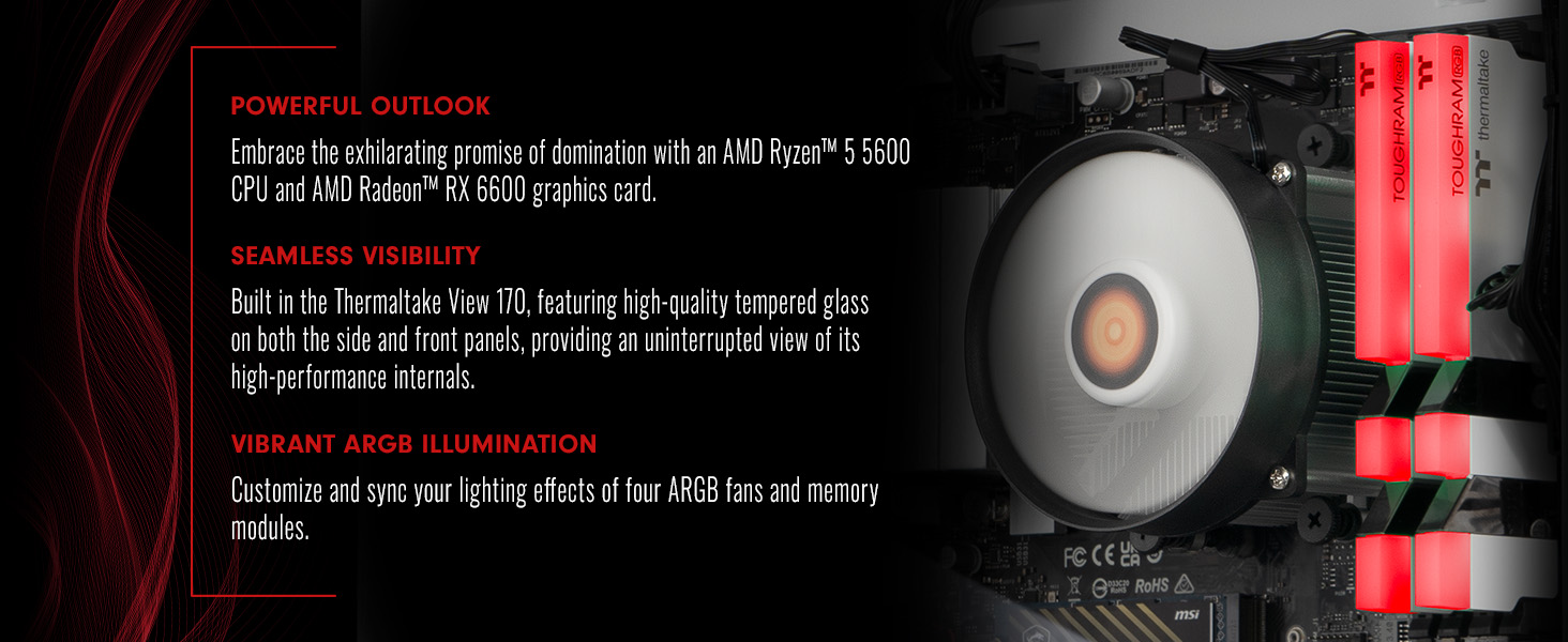 Thermaltake LCGS Vista R66 Gaming Desktop