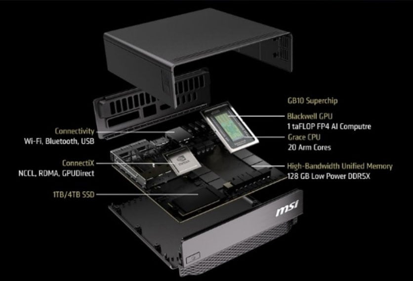 MSI EdgeXpert PERSONAL AI SUPERCOMPUTER