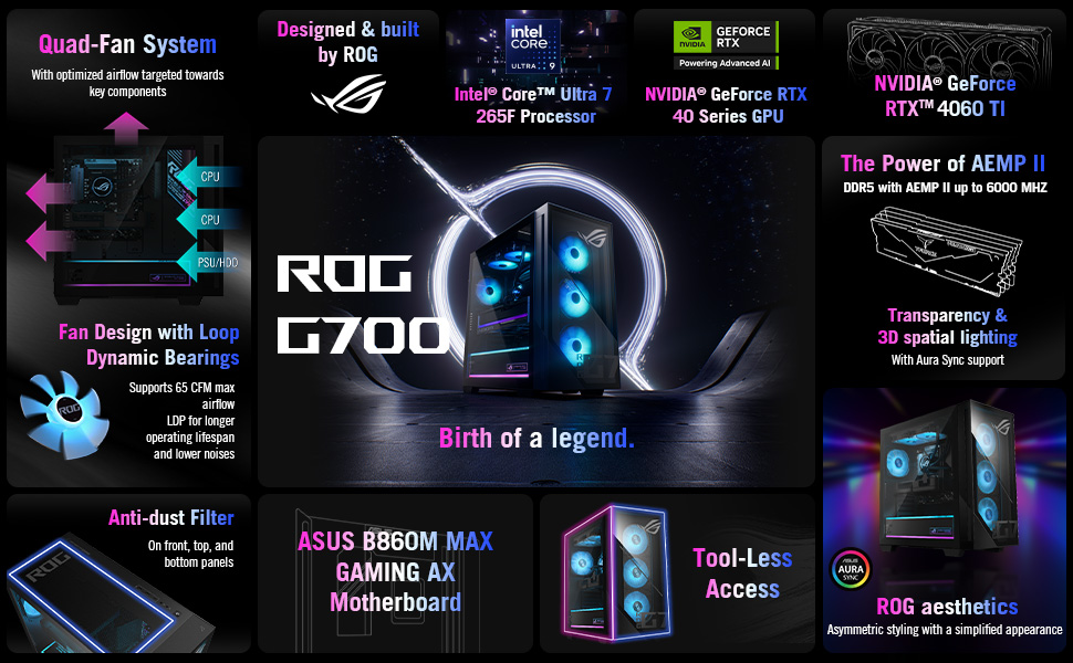 ASUS ROG G700 Gaming Desktop PC