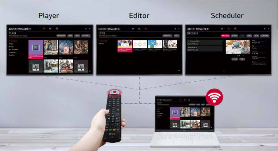 LG Commercial WP600 webOS Box Signage Media Player