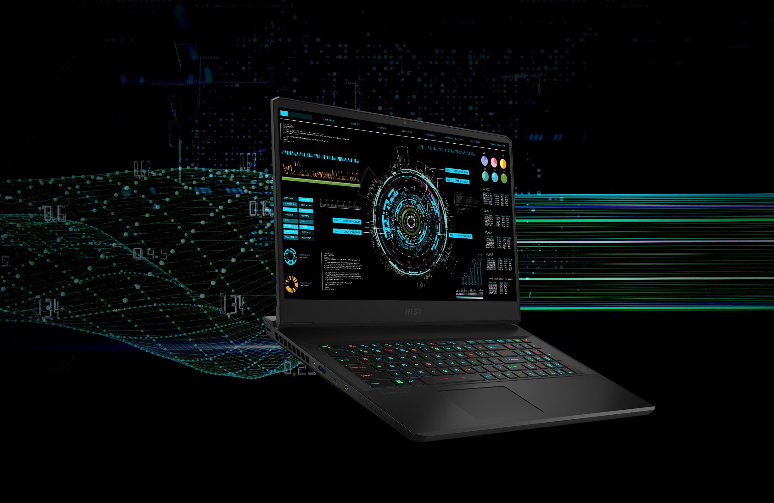 MSI Vector GP76 12UGS-608 Gaming Laptop Intel Core i7-12700H 2.30 GHz 17.3" Windows 11 Home 64-bit 16 Vector GP Gaming Laptop