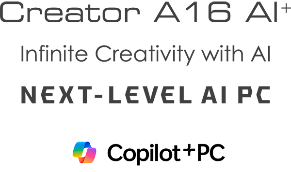 MSI Creator A16 AI+ Gaming Notebook
