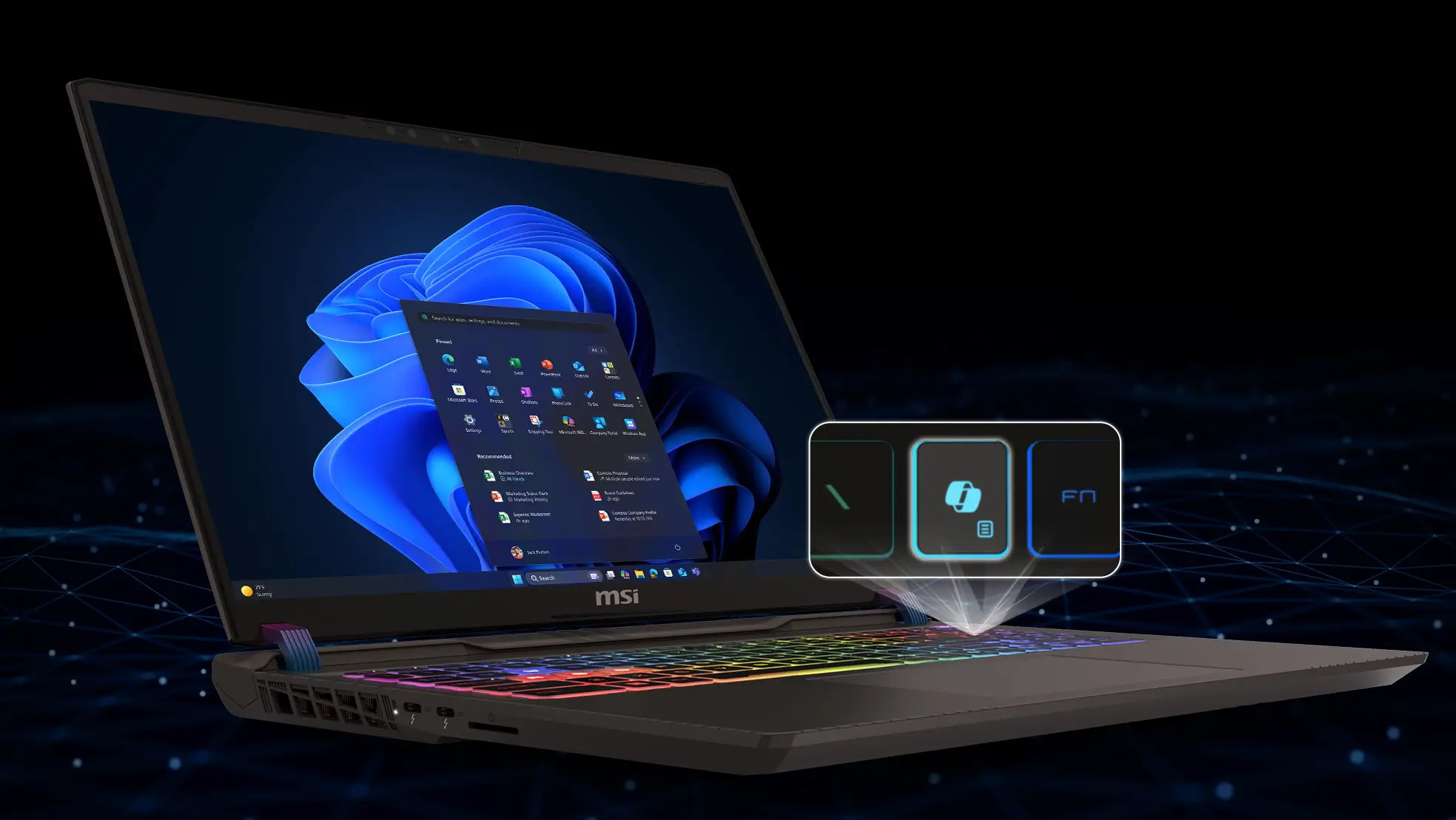MSI Vector 16 HX AI Gaming Laptop