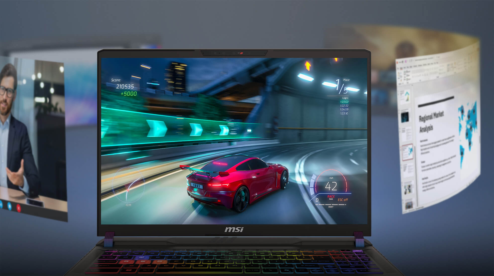 MSI Vector 16 HX AI Gaming Laptop