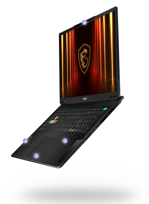 MSI Stealth 18 HX AI Gaming Laptop