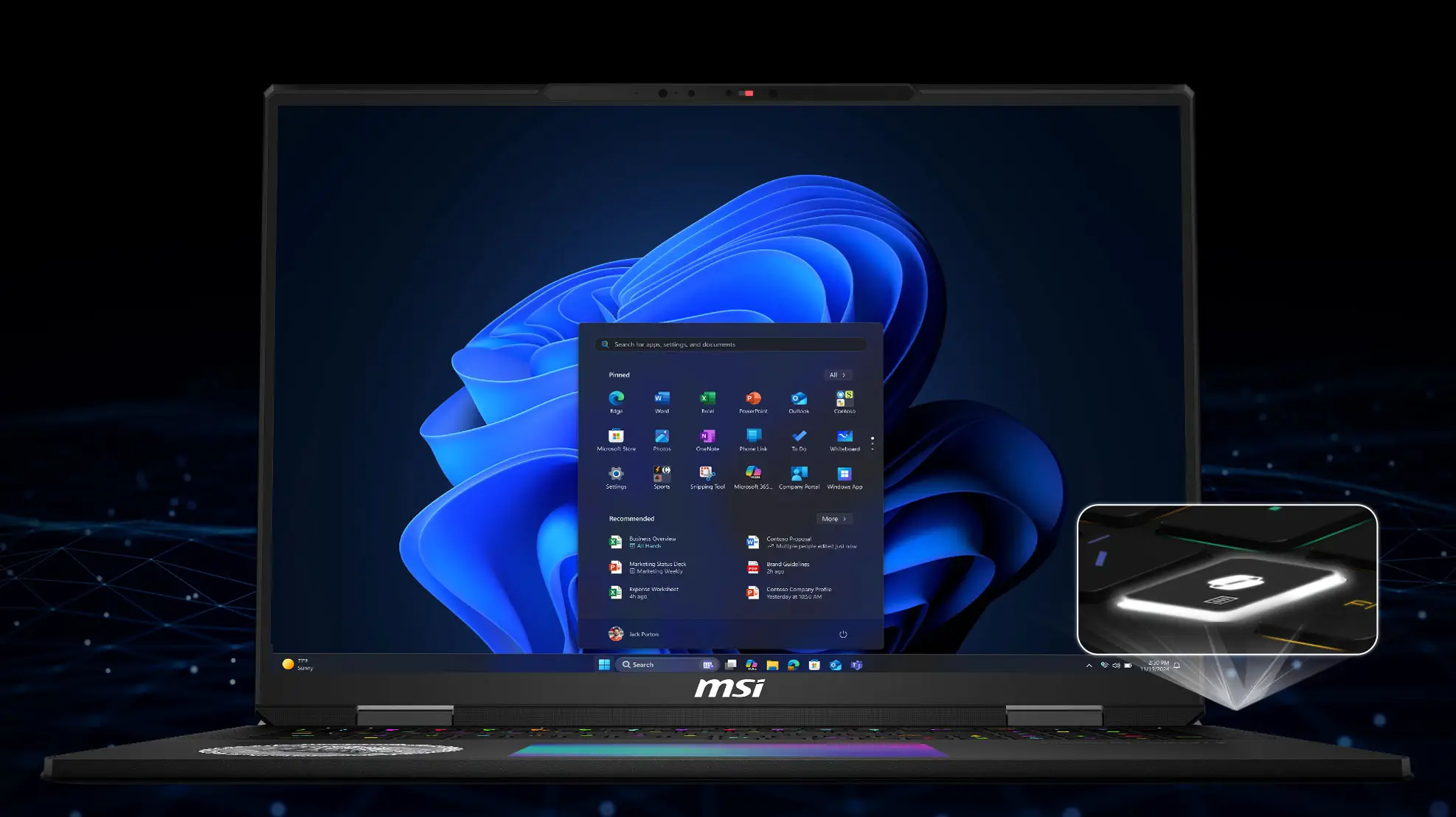 MSI Vector 16 HX AI Gaming Laptop