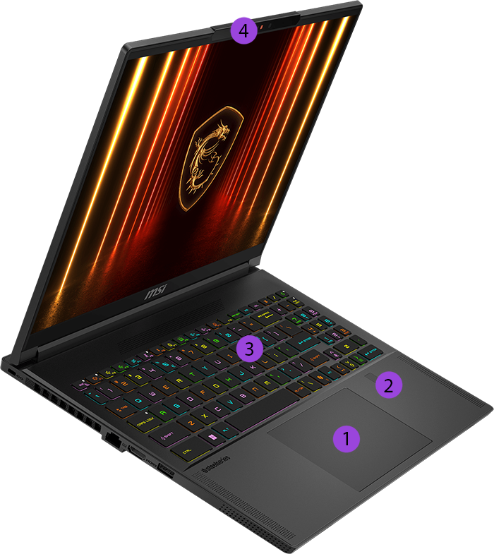 MSI Stealth A16 AI+ Gaming Laptop