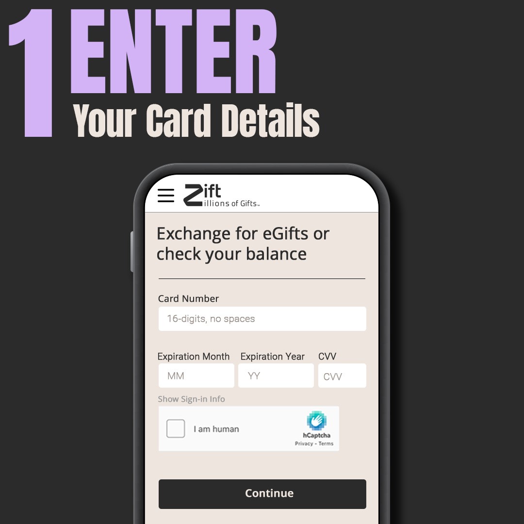 Zift Zillions of Gifts Gift Card