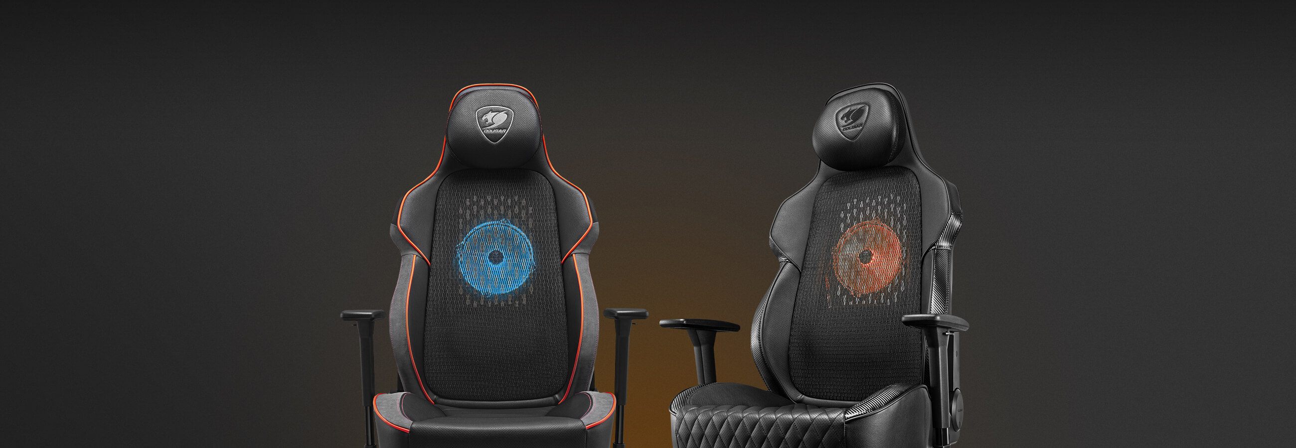 Cougar NxSys Aero Gaming Chair with Integrated 200mm RGB Fan