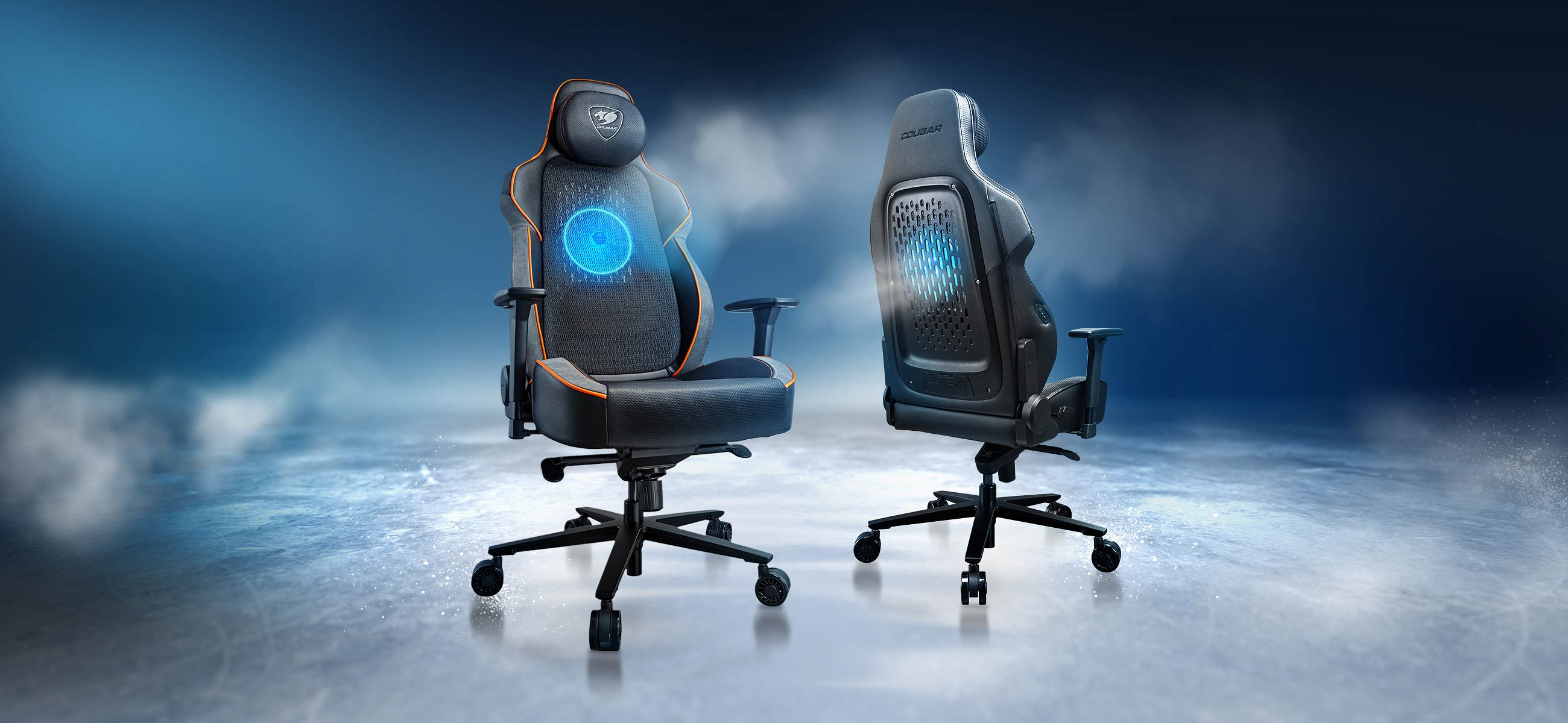Cougar NxSys Aero Gaming Chair with Integrated 200mm RGB Fan