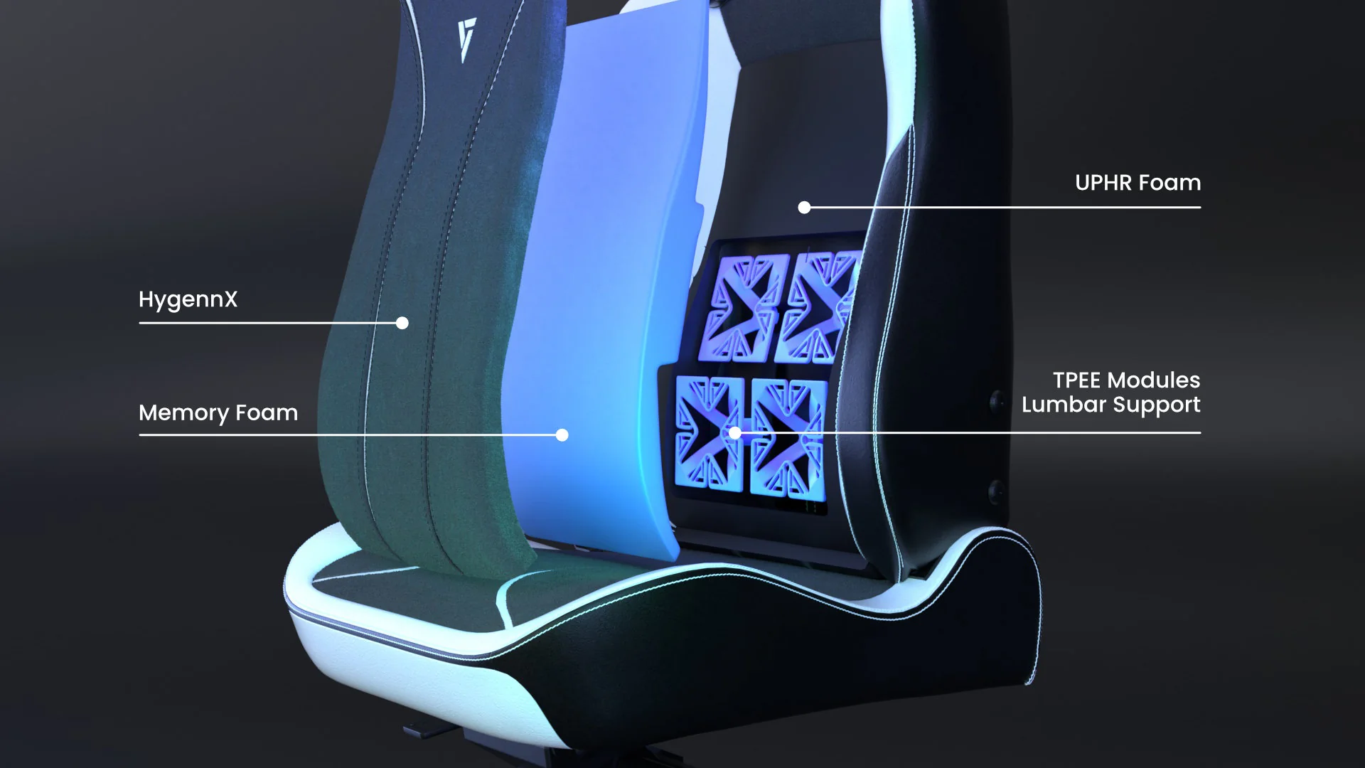 Vertagear PL6800 HygennX Ergonomic Gaming Chair