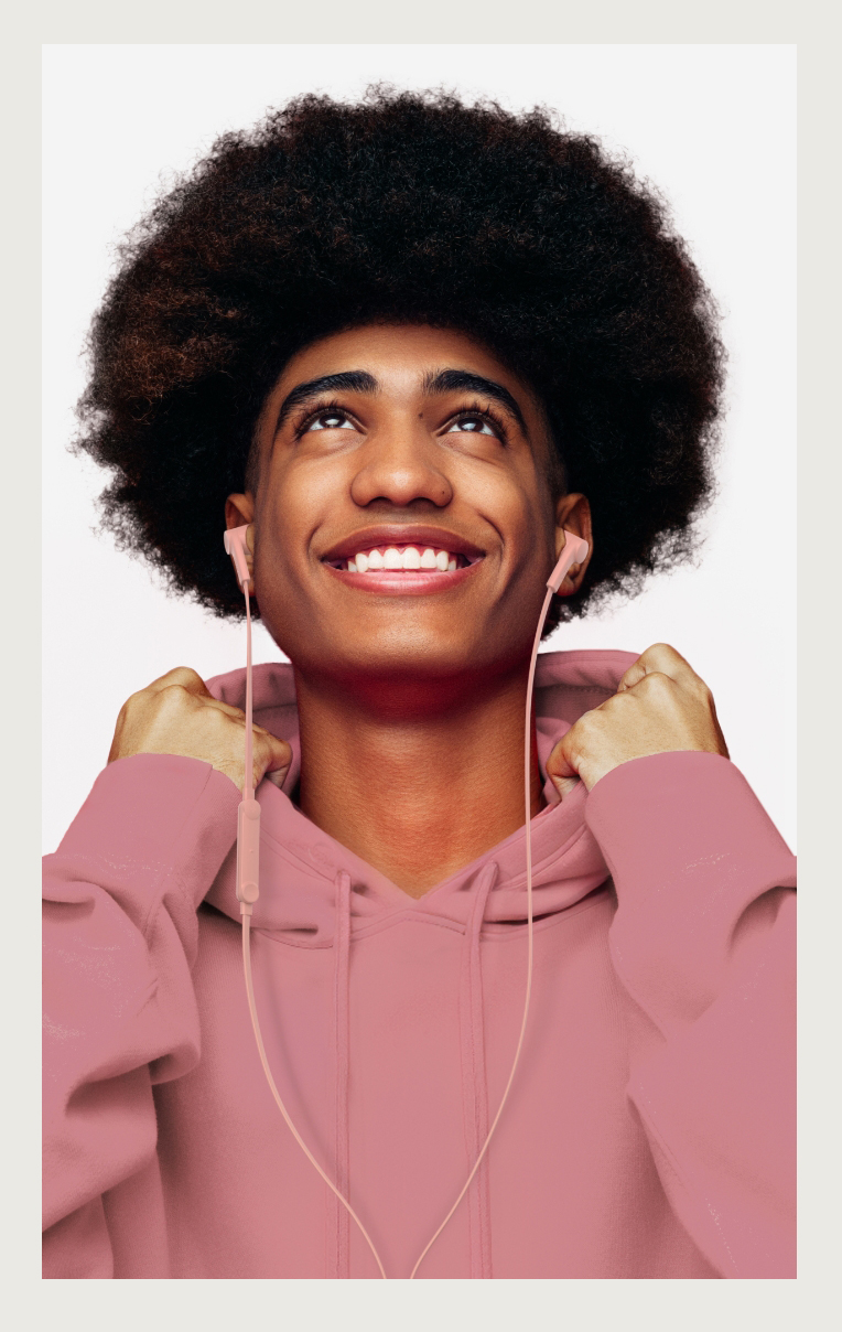 Belkin SoundForm USB-C Wired Earbuds with Adjustable Volume Limiter