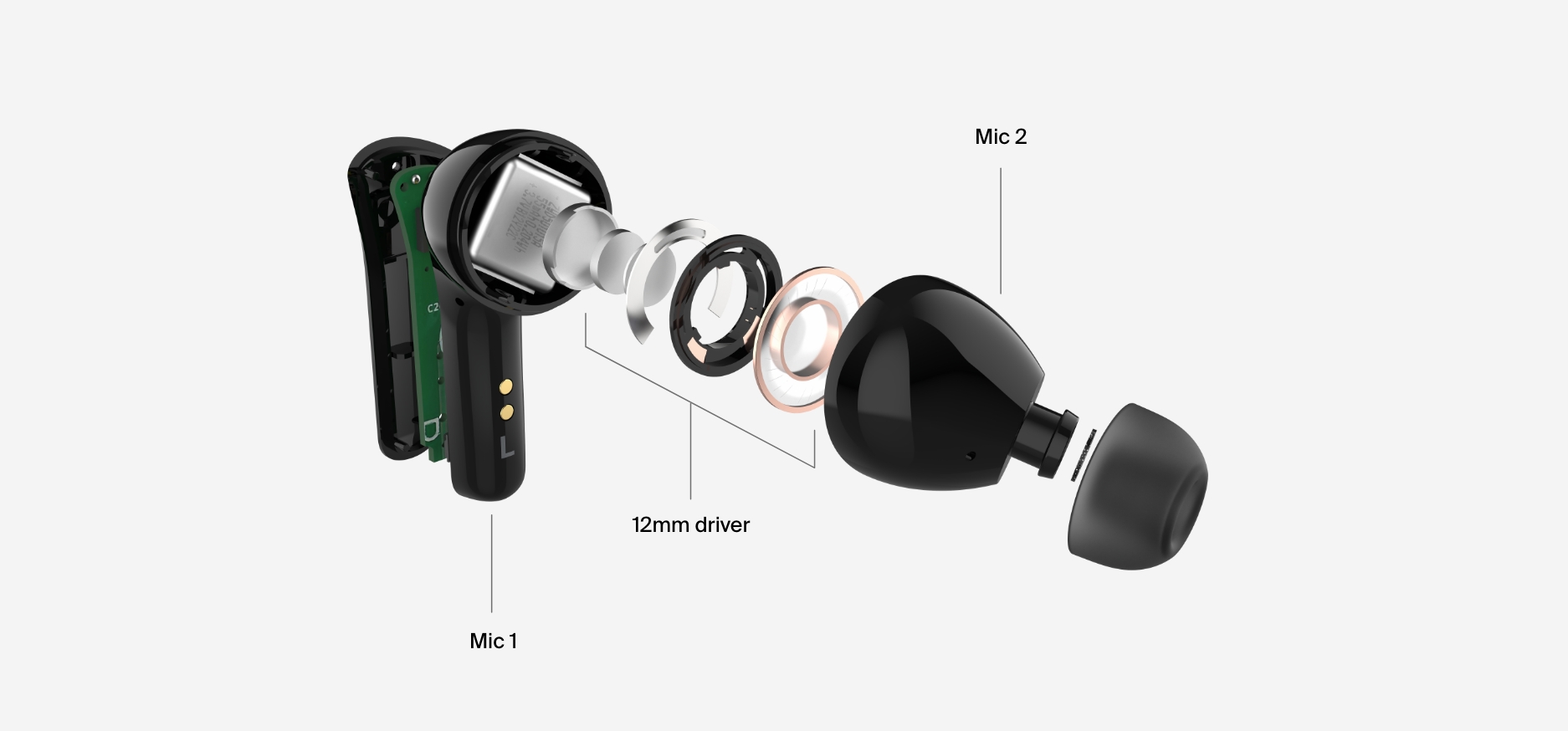 Belkin SoundForm Motion2 True Wireless In-ear Earbuds