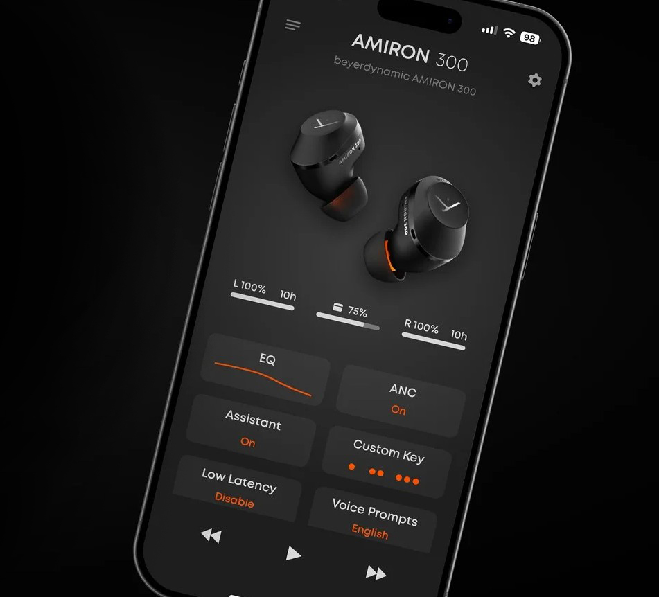 beyerdynamic Amiron 300 True Wireless Noise Cancelling Earphones