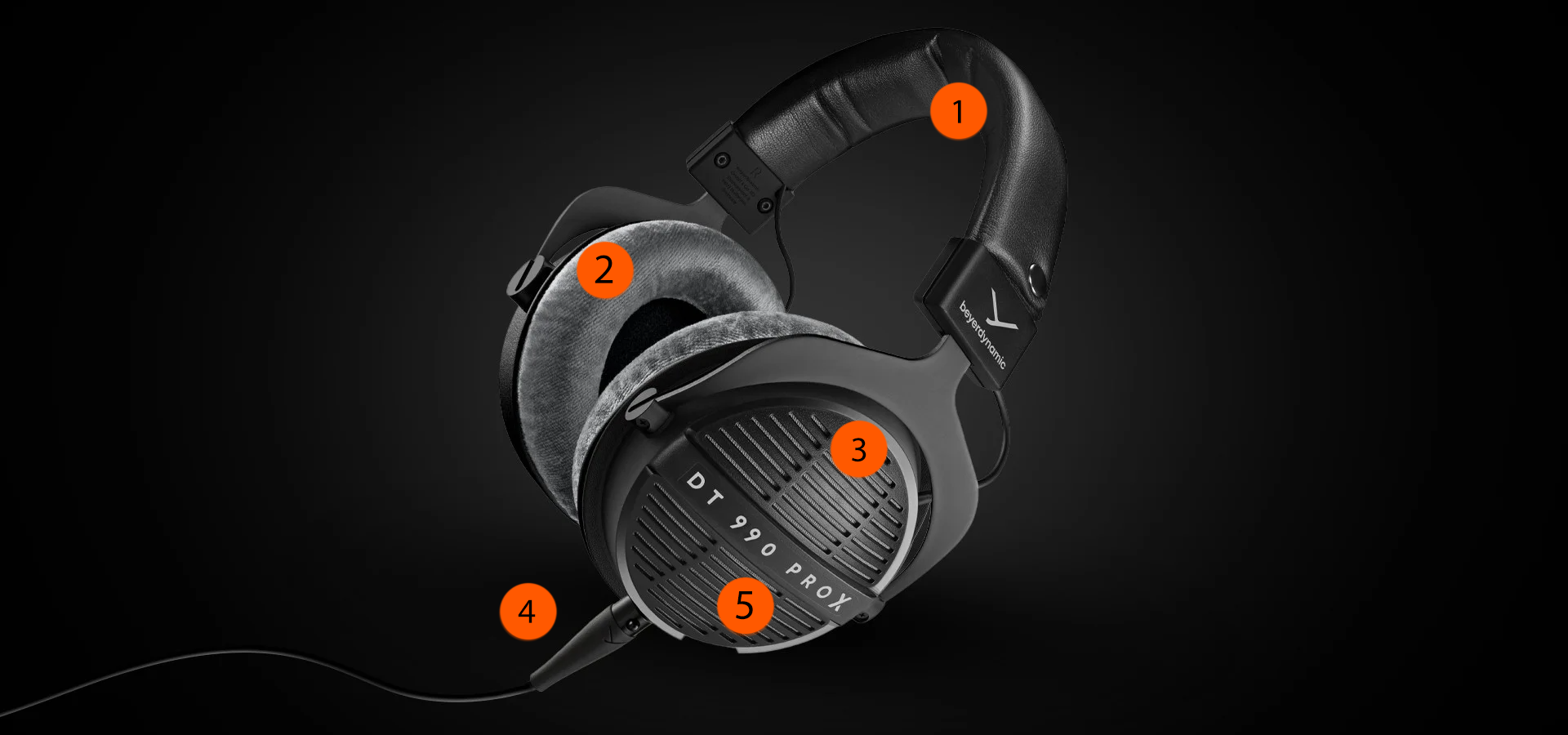beyerdynamic DT 990 PRO X Studio headphones