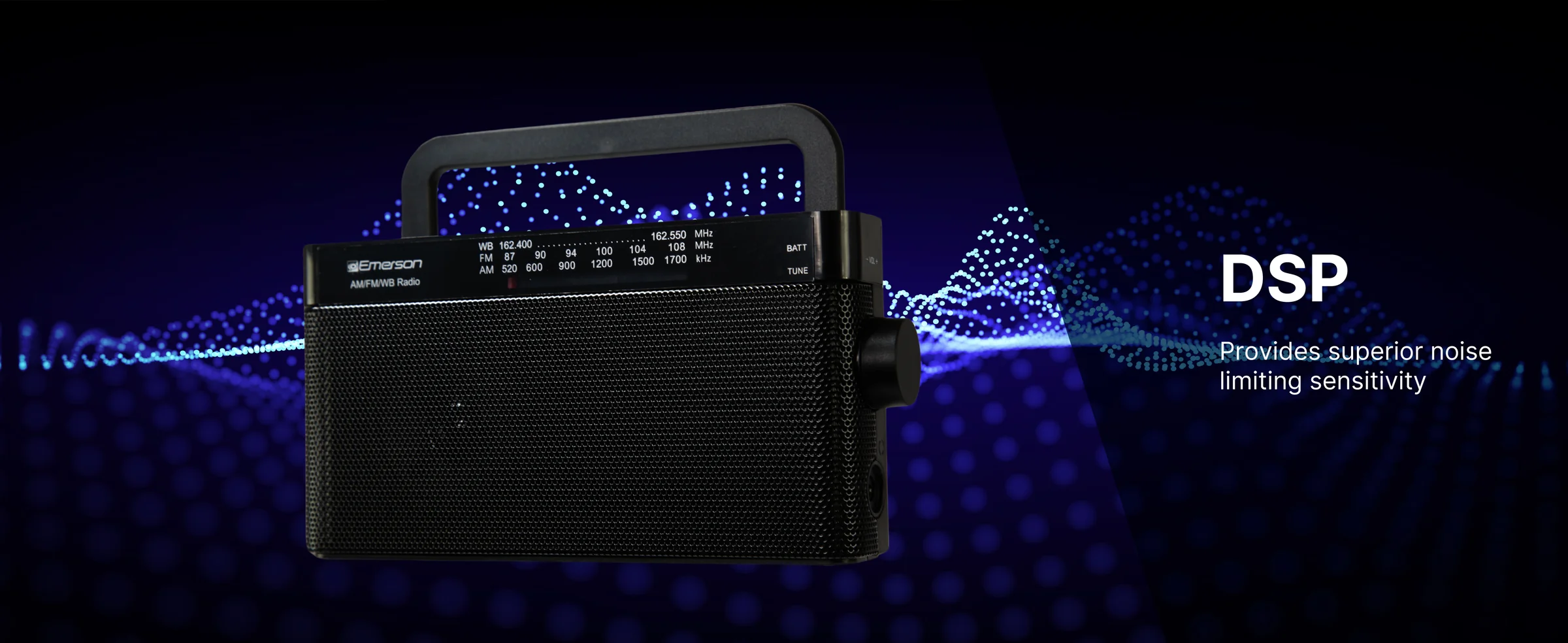 Emerson ER-7004 AM/FM/WB Radio
