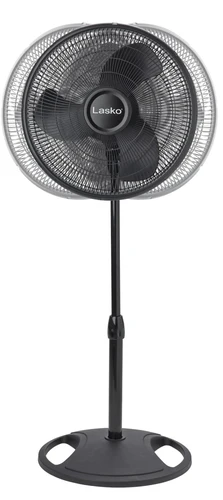 Lasko 2521 3-Speed Quiet Adjustable Tilting Wide-Area Oscillating Standing Pedestal Fan