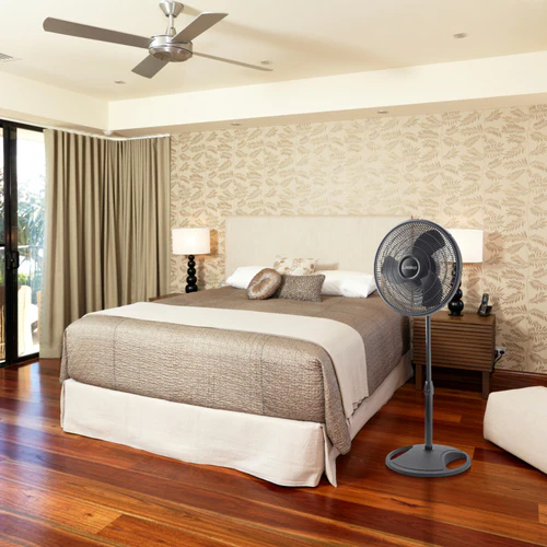 Lasko 2521 3-Speed Quiet Adjustable Tilting Wide-Area Oscillating Standing Pedestal Fan