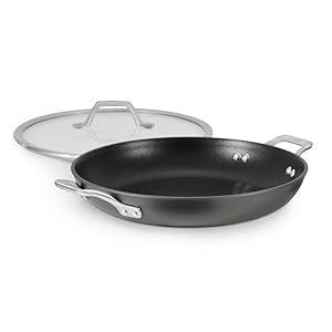 Calphalon Signature Hard-Anodized Nonstick 12-Inch Everyday Pan with Cover