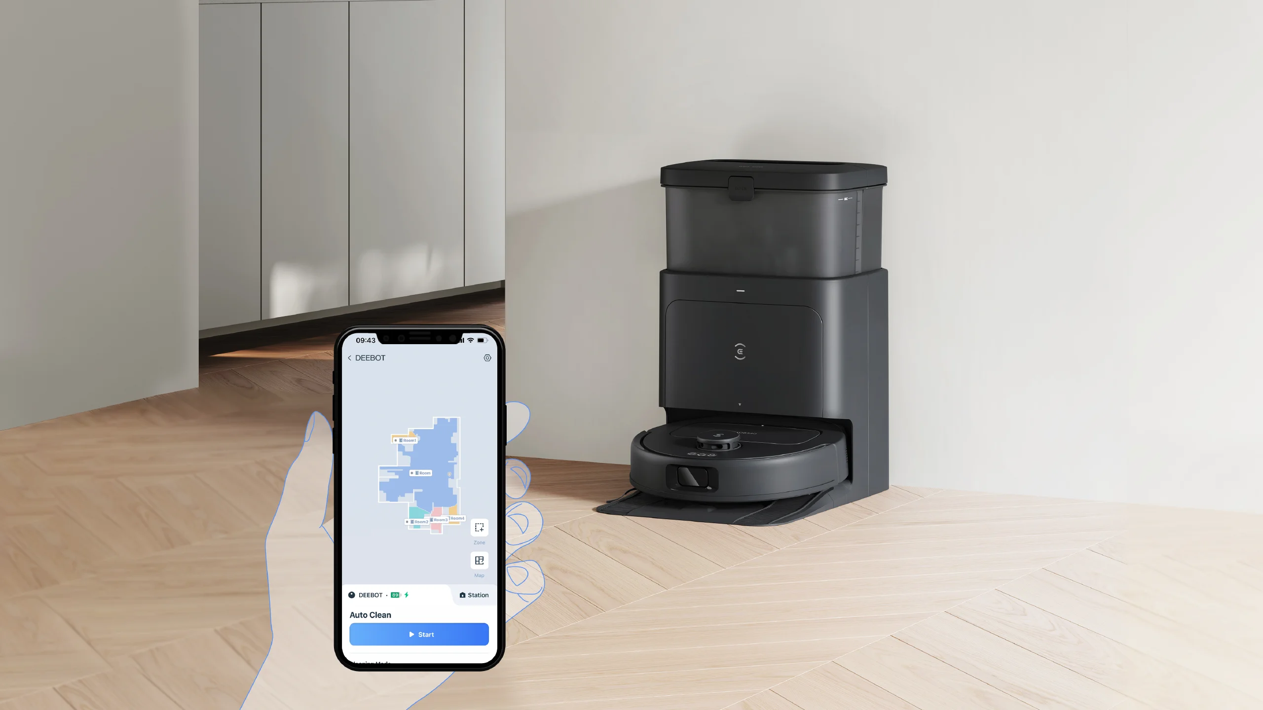 ECOVACS DEEBOT N30 PRO OMNI Robot Vacuum and Mop