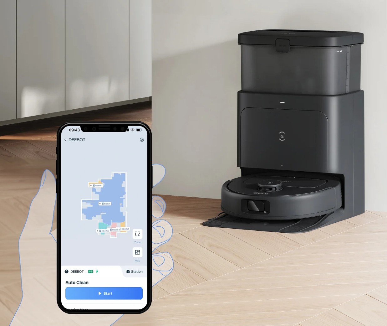 ECOVACS DEEBOT N30 PRO OMNI Robot Vacuum and Mop