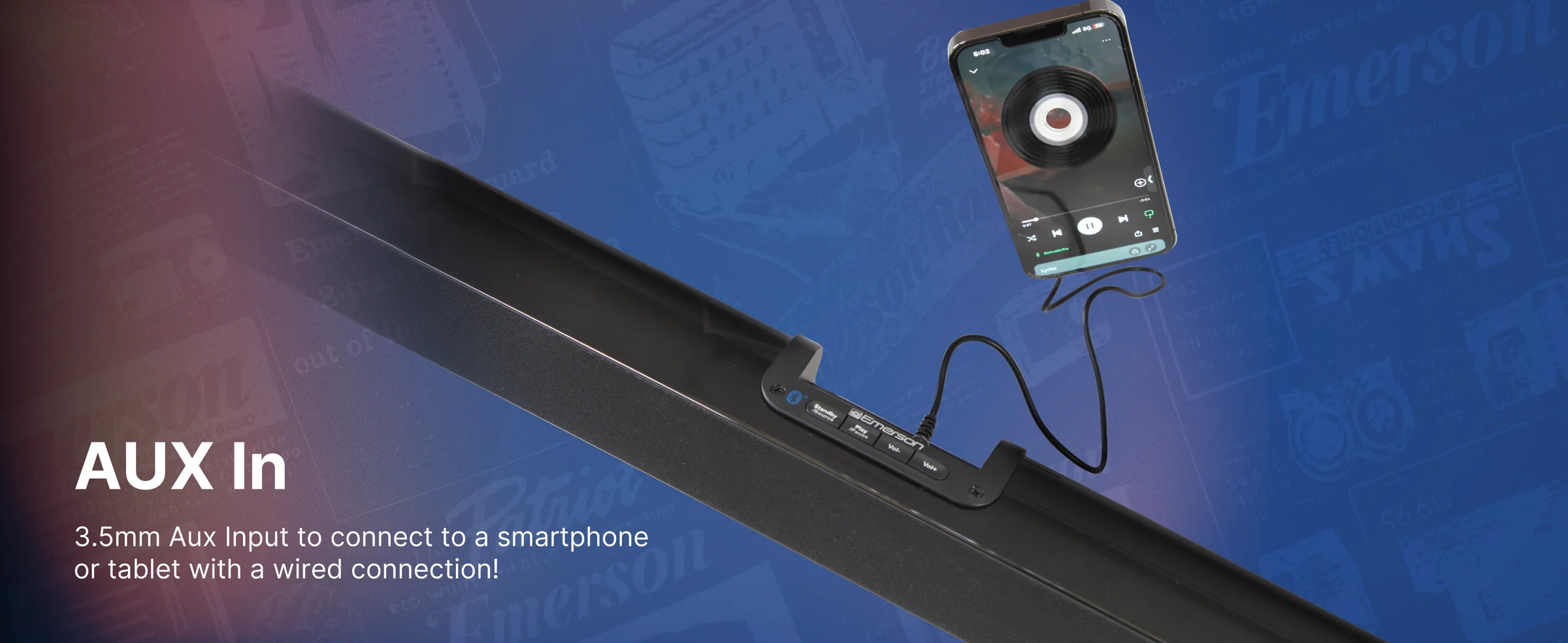 Emerson EHS-2000 Bluetooth® Soundbar